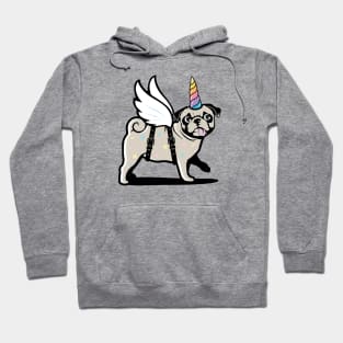 Pug Unicorn Hoodie